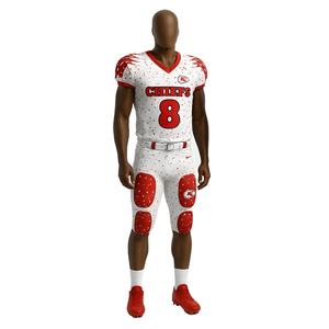 2025 nouveauté personnalisé de haute qualité adulte jeunesse uniformes de Football américain meilleur ensemble de conception vente chaude caractéristiques respirantes - Product Image 2