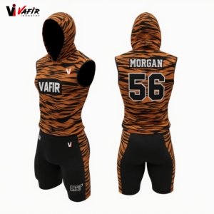 Maillots de football 7 contre 7 de qualité supérieure, drapeau américain, ensembles de maillots, design personnalisé, respirant, séchage rapide, antibactérien, sans manches - Product Image 1