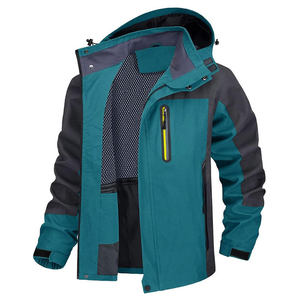 Chaqueta Cortavientos de Nailon Personalizada con Cremallera, Impermeable, Ligera, para Hombre, para Correr al Aire Libre, Chaqueta Deportiva con Capucha de Nailon - Product Image 3