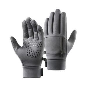 Gants de ski à cinq doigts pour enfants à la mode mitaines en cuir coupe-vent d'hiver pour Sports de plein air nouveau style design écran tactile - Product Image 2