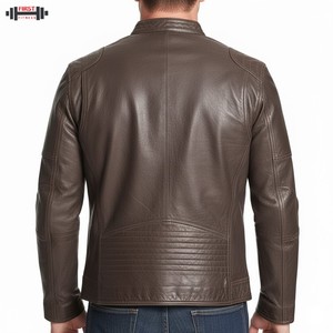 Chaqueta de Motociclista de Cuero Sintético Negra Personalizada para Hombre, de Alta Calidad, Informal, de Invierno, con Decoración de Borlas, Cremallera y Opción de Talla Grande - Product Image 2