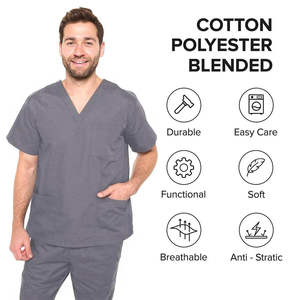 Uniformes Médicos Personalizados de Primera Calidad, Estilo Esencial y Moderno para Hombres y Mujeres para Uso Hospitalario - Product Image 3