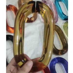 Chaîne en acrylique moderne personnalisée Accents muraux faits à la main en résine ornementale moderne suspendue pour la décoration intérieure Diwali Festival Ready - Product Image 1