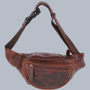 Genuine Leather Waist <b>Bag</b> Hiking <b>Sling</b> <b>Bag</b> Purse Multifunction Travel Pouch Multiple Pockets for Running and Cycling - Product Image 6