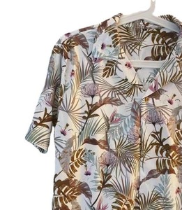 เสื้อเชิ้ตคิวบาสำหรับฤดูร้อนสไตล์จีนวินเทจพิมพ์ลายเสือเสื้อเชิ้ตแขนสั้นลำลองสำหรับผู้ชาย - Product Image 3