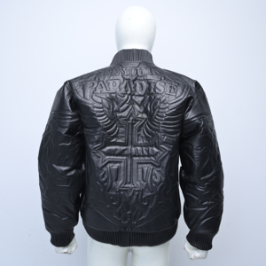 เสื้อแฟชั่นฤดูใบไม้ร่วงสุดเท่ ปักโลโก้ตามสั่ง 100% ผ้าคุณภาพสูง แขนยาว สีพื้น สำหรับผู้ชาย  งานปักคุณภาพดี เป็นมิตรกับสิ่งแวดล้อม สไตล์สตรีทแวร์ แบบ Letterman - Product Image 5