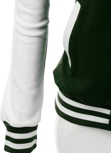 Chaquetas Universitarias para Mujer, Ropa Casual, Ligeras, Cálidas para Invierno, Tejidas, Lisas, Teñidas, Satén, Impermeables, Transpirables - Product Image 3