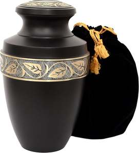 Urnas de cremación de metal de alta calidad, accesorios funerarios, urnas de latón para cenizas, uso al mejor precio de la India. - Product Image 5