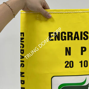 Sacs laminés en PP tissés BOPP Fournisseur du Vietnam Finition mate brillante avec revêtement de poignée en option pour l'emballage alimentaire agricole - Product Image 1