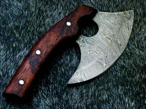 Steel Craft International-Nuevo diseño Cuchillo de carnicero de 7 pulgadas Cuchillos de Damasco VG10 Cuchillo de cocina de acero con mango de madera, - Product Image 3