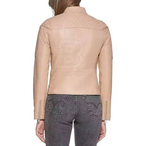 Automne hiver femmes veste en cuir meilleure qualité femmes veste en cuir séchage rapide femmes veste en cuir haute qualité Polyester tricoté - Product Image 3