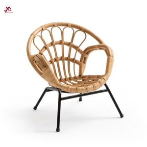Customized Color and Designs Cute <b>Toddler</b> Bow <b>Chair</b> Natural Kids Rattan <b>Chairs</b> Factories Natural Material - Product Image 2
