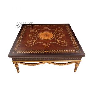 Juego de Mesa de Madera con Incrustaciones de Lujo - Product Image 3