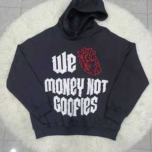 Vente en gros de pullov à capuche personnalisés de haute qualité Streetwear 100% Heavy Cotton Premium Unisex Men Heavyweight 3D puff print Hoodie - Product Image 4