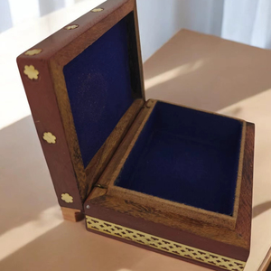 Handcrafted Customized <b>Wooden</b> Printed Jewelry <b>Box</b> with <b>Decorative</b> Print Layers for Premium Lifestyle Homes at <b>Cheap</b> Price India - Product Image 1
