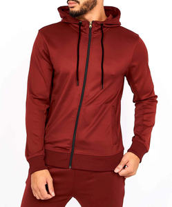 Vente en gros de survêtements de sport en coton polaire pour hommes survêtement de course à manches longues respirant grande taille pour l'hiver - Product Image 4