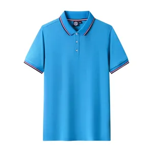 220g Short-Sleeved <b>POLO</b> <b>Shirt</b> 100% Polyester Casual Leopard Print Decoration Button Length Short-Sleeved T-<b>shirt</b> for men - Product Image 2