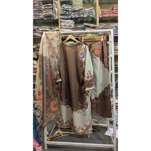 FUSION LONG LENGTH 3 PIECE POLYESTER SALWAR KAMEEZ PLUS SIZE SERIES-SL00252 - Product Image 2