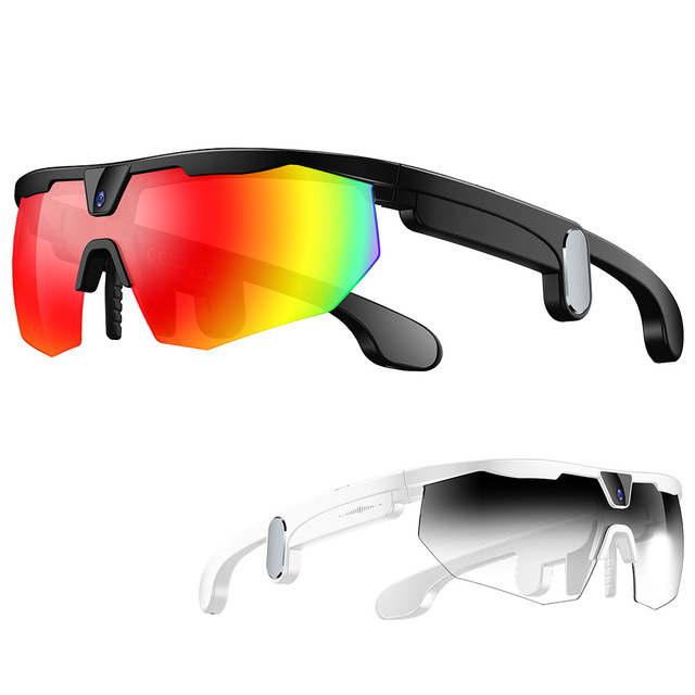 4K Ultra Clear Ai Smart Sunglasses 6-Axis Anti Shake Wireless Video Photo BT Speaker Intelligent Sports Camera Outdoor Glasses