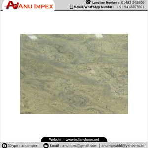 แผ่นหินแกรนิตที่ทันสมัยชั้นหนึ่งหินแกรนิตสีเขียวมะนาว - Product Image 4