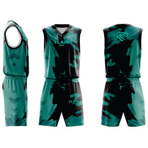 Ensemble de maillots de basket-ball de haute qualité pour hommes impression numérique personnalisable chemise de sport respirante hauts shorts vêtements de basket-ball - Product Image 2