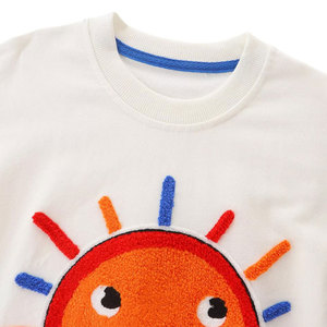 Sweat à col rond en molleton de coton lourd pour enfants et hommes Sweat-shirt vierge en gros - Product Image 3