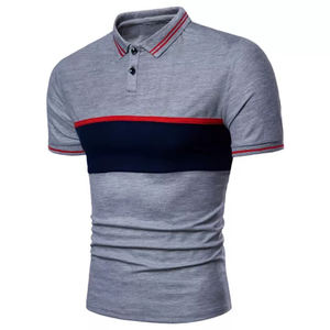 Nouveau blanc respirant populaire pour hommes pour polo motif anti et solide logo personnalisé en gros - Product Image 3