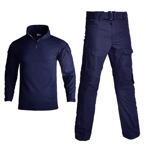 Tactical Uniform <b>Canvas</b> Camouflage Shirt Pants Quick Dry Breathable Tactical Hunting Apparel Custom Logo OEM Service Reasonable - Product Image 3