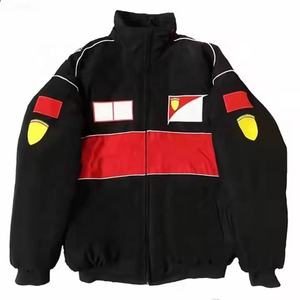 Customizable Men's F1 Racing Inspired Spring <b>Jacket</b> Waterproof Breathable Windproof with Embroidery Loose Casual Riding Outdoor - Product Image 3