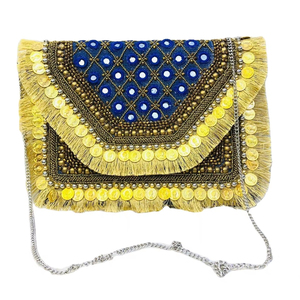 Handmade Banjara Traditional Indian Ethnic Evening <b>Satchel</b> Bag Satin Lining Stylish BOHO Style for Daily Use - Product Image 1