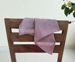 Serviette en coton biologique respirant pour dîner de mariage Serviettes en tissu Rose poussiéreuse Serviettes de luxe pour restaurant - Product Image 2