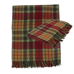 Manta de tartán de otoño Buchanan de lana suave de venta superior ropa de cama cómoda, elegante y de calidad superior - Product Image 4