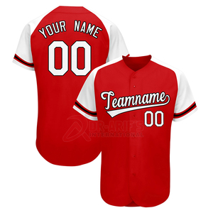 Chemise de style uniforme de baseball à broderie personnalisée vente en gros de maillots de baseball vierges à prix abordables vêtements de sport nouveaux maillots imprimés de baseball - Product Image 6