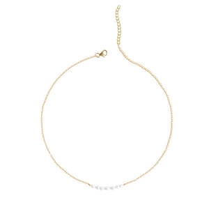 NOVAMART Fine 925 Sterling Silver Pearl Charm <b>Necklace</b> <b>Chain</b> Wholesale Export - Product Image 1