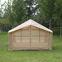 Tente de camping gonflable Litai Antour AT-7.5, 7,5 m², double couche, une chambre, imperméable, 4 saisons, tente de glamping, pompe manuelle, pour la famille