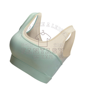 FANTASY WEAR 2026 Conjunto de sujetador deportivo sin espalda para mujer, conjunto de entrenamiento colorido con efecto fruncido para gimnasio, sujetador deportivo con diseño personalizado - Product Image 6