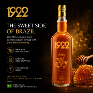 คาชา 1922 ลิเคียวร์ฮันนี่ 700 มล. น้ำผึ้งบราซิล 30 เปอร์เซ็นต์ เอชดีเอ็ม 30 พรีเมียม สปิริตสำหรับส่งออก - Product Image 4