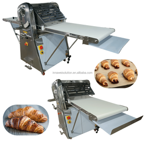Máquina laminadora de masa de harina, rodillo para fondant, máquina para hacer palmiers, laminadora de masa de trigo, máquina para hacer pan, producción de tostadas - Product Image 3