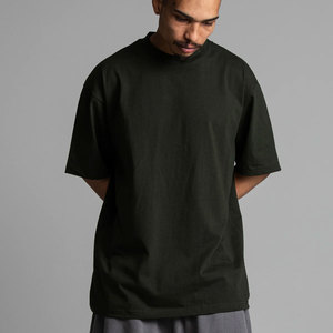 T-shirt Homme Max Heavyweight en Coton Épais Respirant à Col Montant, Manches Courtes, Coupe Ample, Style Streetwear, Uni, Vente en Gros - Product Image 6