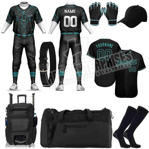 Kits de uniformes de béisbol de ropa deportiva superventas, juego de uniformes de béisbol de softbol de entrenamiento de partido Unisex para deportes transpirables - Product Image 4