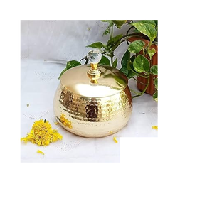 Frutero seco de latón, Frutero de estilo contemporáneo, cuenco decorativo para servir para el hogar y gran oferta - Product Image 6