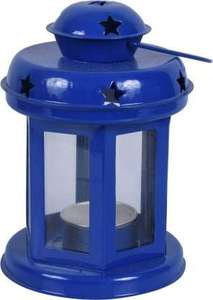 Premium Quality <b>Mini</b> <b>Lantern</b> Uniquely Designed Open Frame Metal Candle Holder Multi-Color Christmas Charm Durable Long-Lasting - Product Image 6