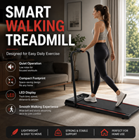Tapis roulant électrique pliable pour la maison, ultra silencieux, équipement de fitness, fabricants de tapis de course plats