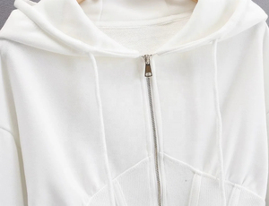 Moda mujer niñas Simple Casual manga larga Top Streetwear ropa con capucha pulóver ropa deportiva mujeres sudaderas con capucha sudaderas - Product Image 4