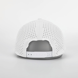 6 paneles Verde Negro dos tonos agujero láser sombrero corte agujero gorra corte láser béisbol poliéster sombrero - Product Image 4