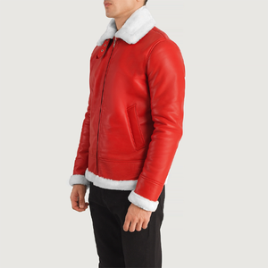 Chaqueta de cuero con cremallera a la moda de alta calidad para hombre, el mejor diseño para hombre, chaqueta de cuero de diseño personalizado de invierno con piel interior - Product Image 4