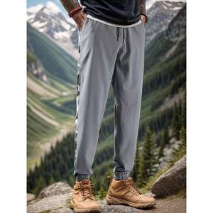 กางเกงฮิปฮอปพรีเมี่ยมสำหรับผู้ชายกางเกงกีฬาฟิตเนสแฟชั่นสไตล์สตรีทแวร์แนวสตรีทไซส์ใหญ่พิเศษสำหรับผู้ชาย - Product Image 1