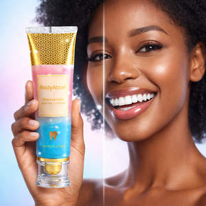 Dentifrice Blanchissant Herbal au Niacinamide en Gel pour Dents Sensibles – Élimination des Taches, Haleine Fraîche, Sûr pour l'Émail, Menthe, Sans Fluorure, Soin Buccal - Product Image 1