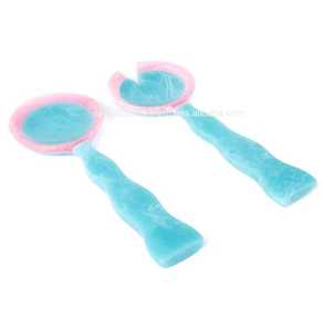 100 por ciento de herramientas de ensalada de resina, juego de servidores, cuchara hecha a mano ecológica, tenedor, Apto para lavavajillas, vajilla duradera fuerte para el hogar - Product Image 1