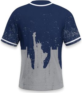 Maillot de baseball personnalisé de haute qualité, respirant et imprimé - Product Image 1